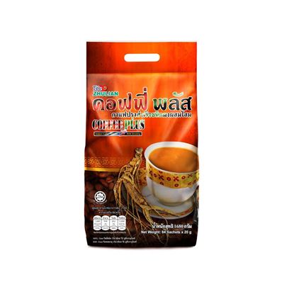 รูปภาพของ คอฟฟี่ พลัส กาแฟปรุงสำเร็จชนิดผงผสมโสม (ซุปเปอร์บิ๊กแพ็ค 84 ซอง)